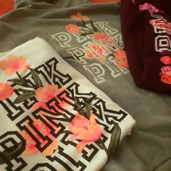 EUC Victorias Secret PINK Floral set - Picture 1 of 3